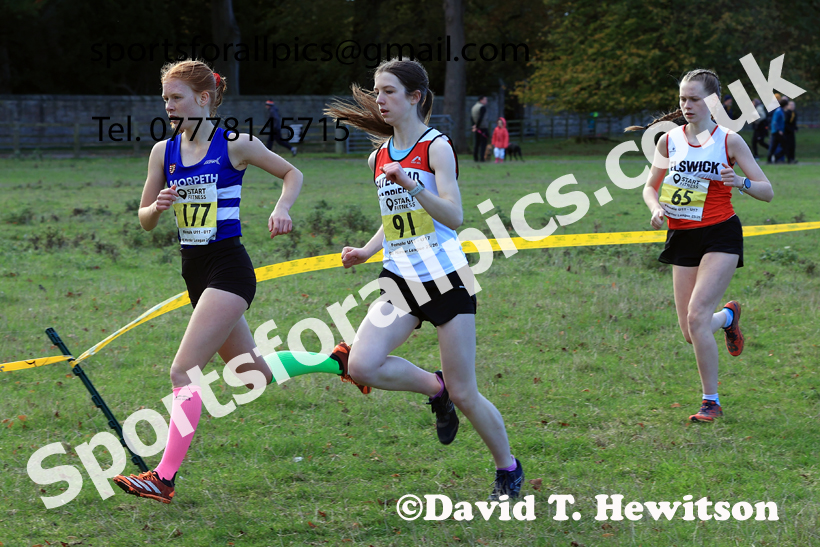 Womens Under-17s, 2025 Start Fitness NEHL, Lambton, County Durham. Photo: David T. Hewitson/Sports for All Pics